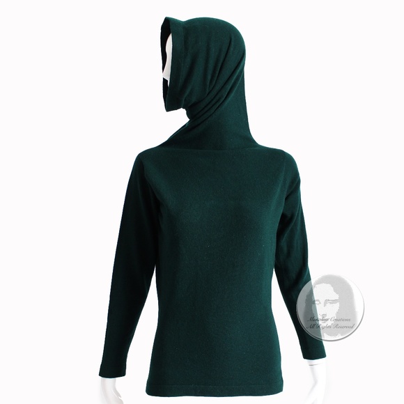 Bonnie Cashin Funnel Neck Sweater Cashmere Pullover Saks 5th Ave Rare Vintage - Picture 9 of 14